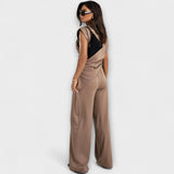 Sofia - Asymetrický komplet s drapovanými ramenami