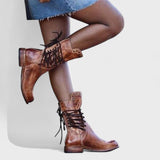 Loreva - Šnurovacie členkové topánky