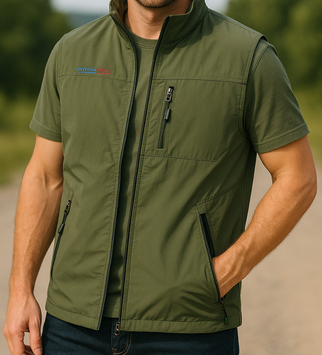 Funkčná vesta na fotografovanie a rybolov