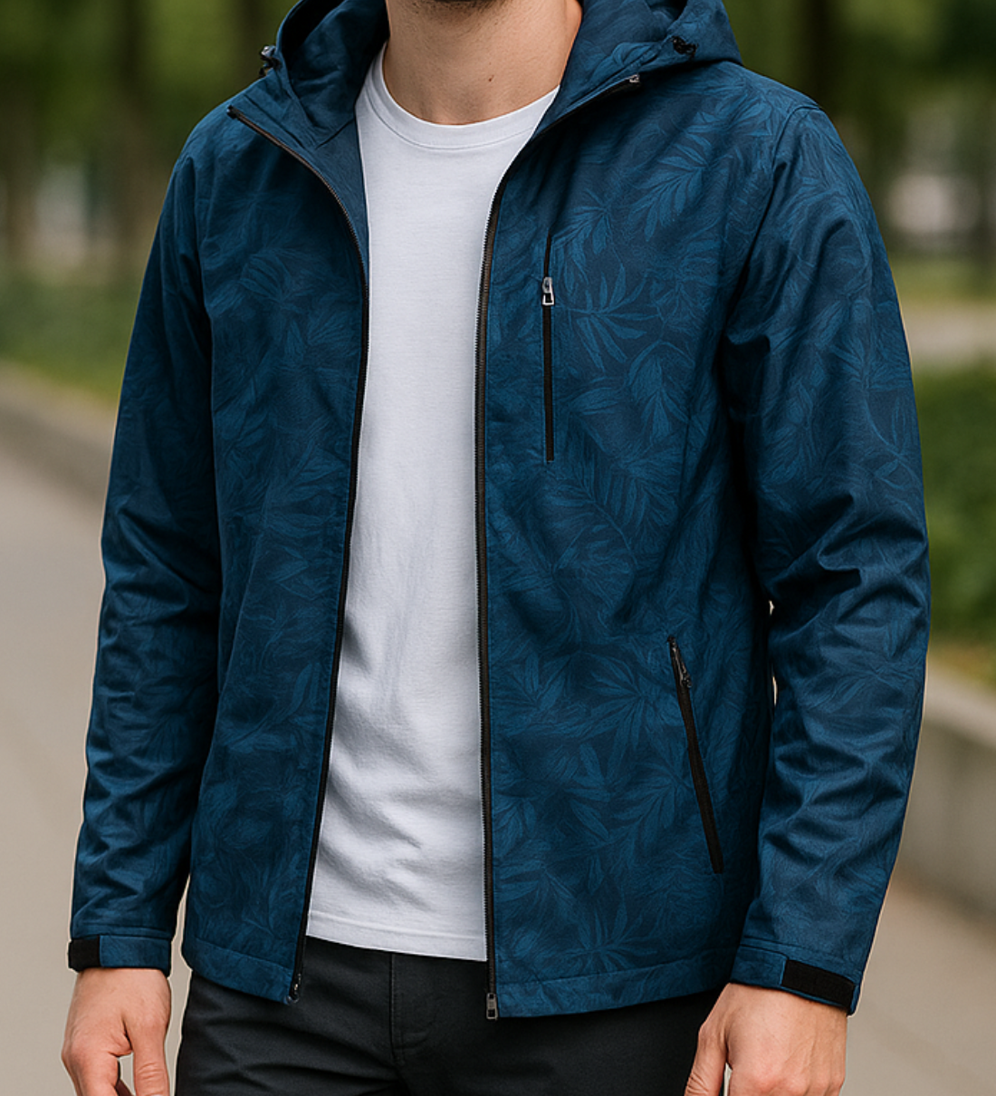 Ľahká vetruodolná zimná bunda