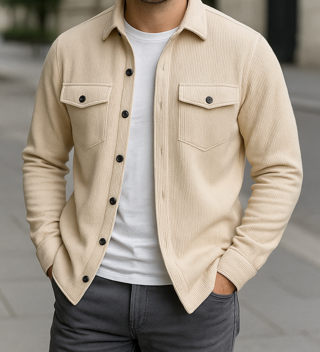 Zimná bunda z kordu