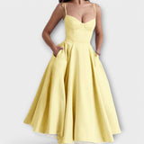 Mélie – Ľahké letné šaty s detailom korzetu