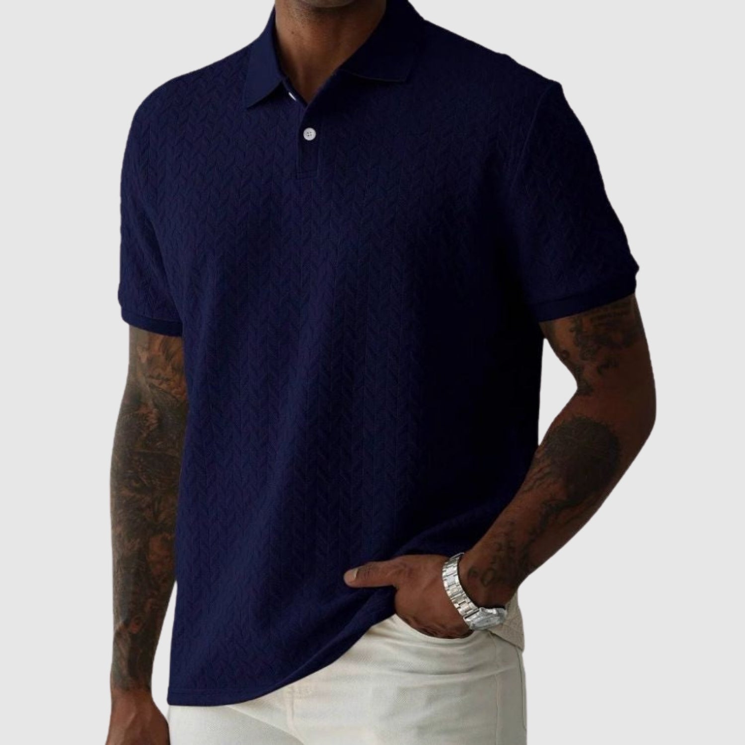 Vince – Štruktúrované polo tričko