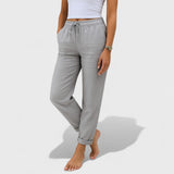 Klára - ľanové Stretch Nohavice