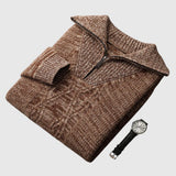 Farkas - Taranto merinová vlna pulóver s zipsom