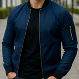 Ľahká zimná bunda so zipsom a vreckami