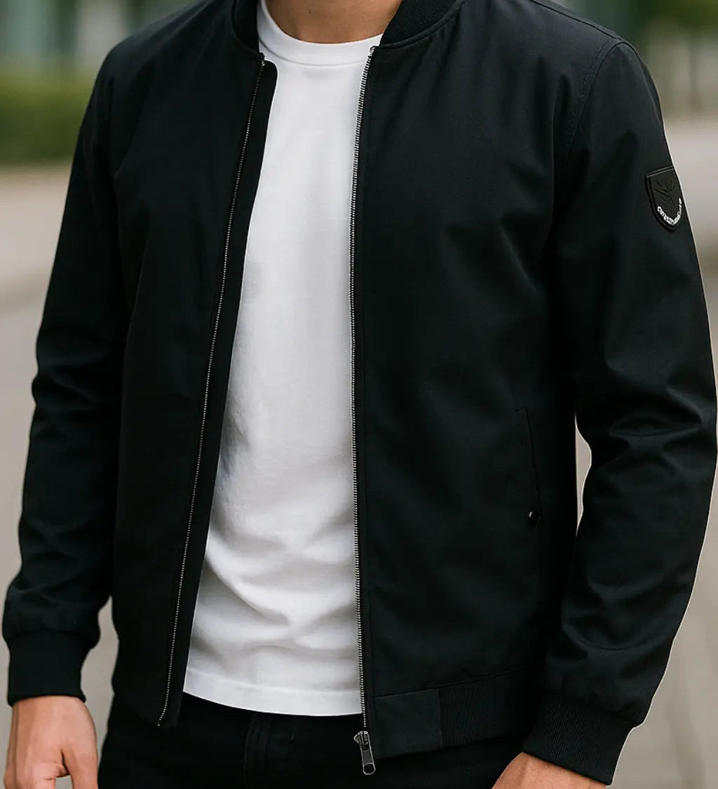 Pánska úzka bomber bunda