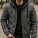 Elegantný jesenný kabát