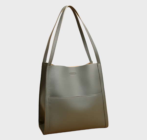 Klasická kožená taška cez rameno