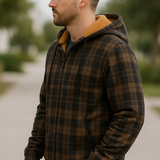 Teplá mikina s kapucňou na vonkajšie aktivity