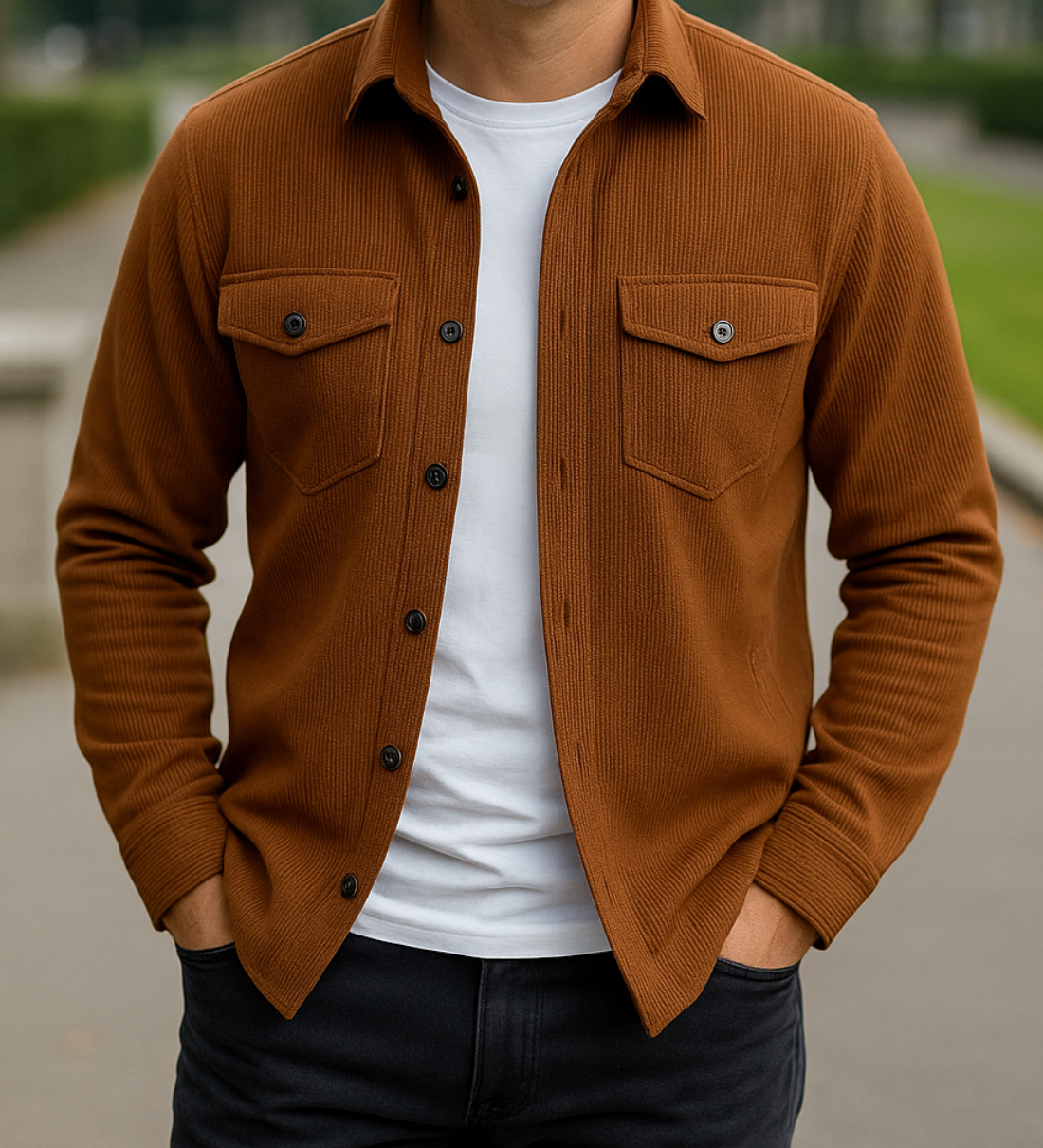 Zimná bunda z kordu