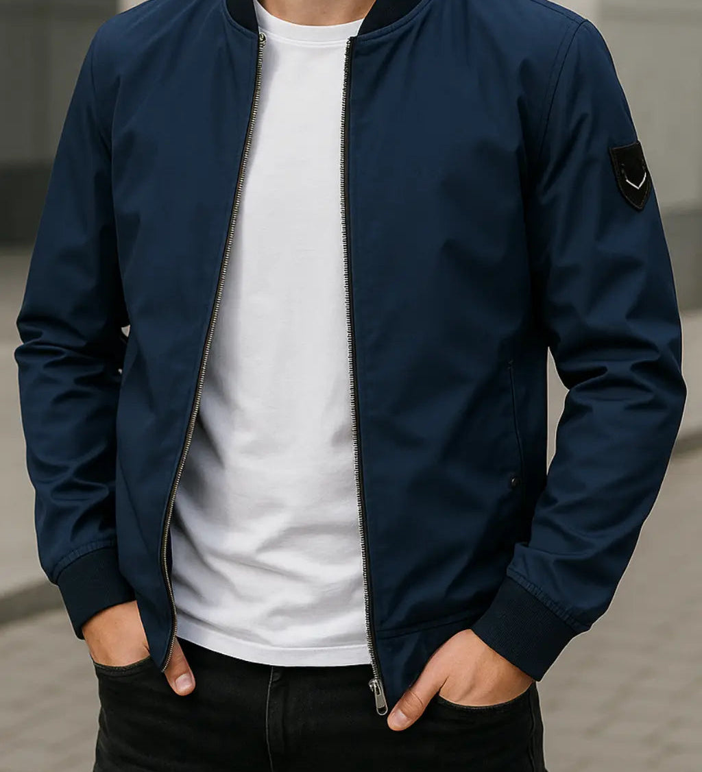 Pánska úzka bomber bunda