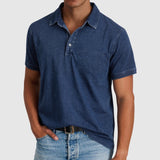 Nándor – Vintage polo košeľa s gombíkmi