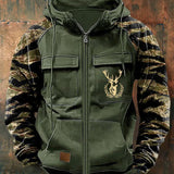 Neil | Čistý multi-pocket zip mikina