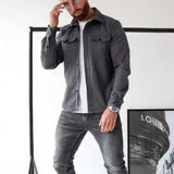 Kabát s dlhým rukávom a klopami