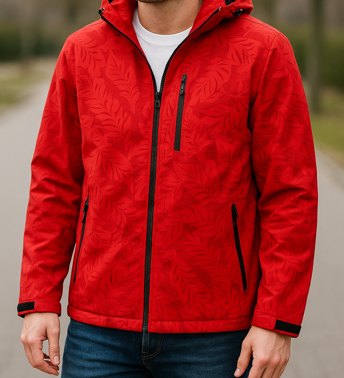 Ľahká vetruodolná zimná bunda