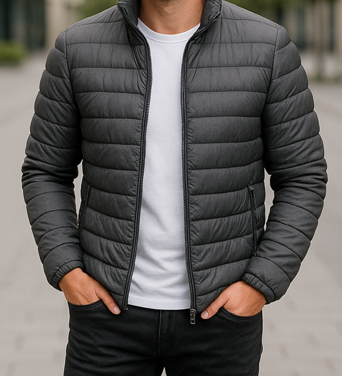 Teplý zateplený vetrovka