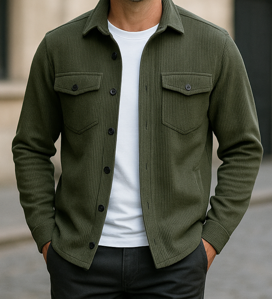 Zimná bunda z kordu