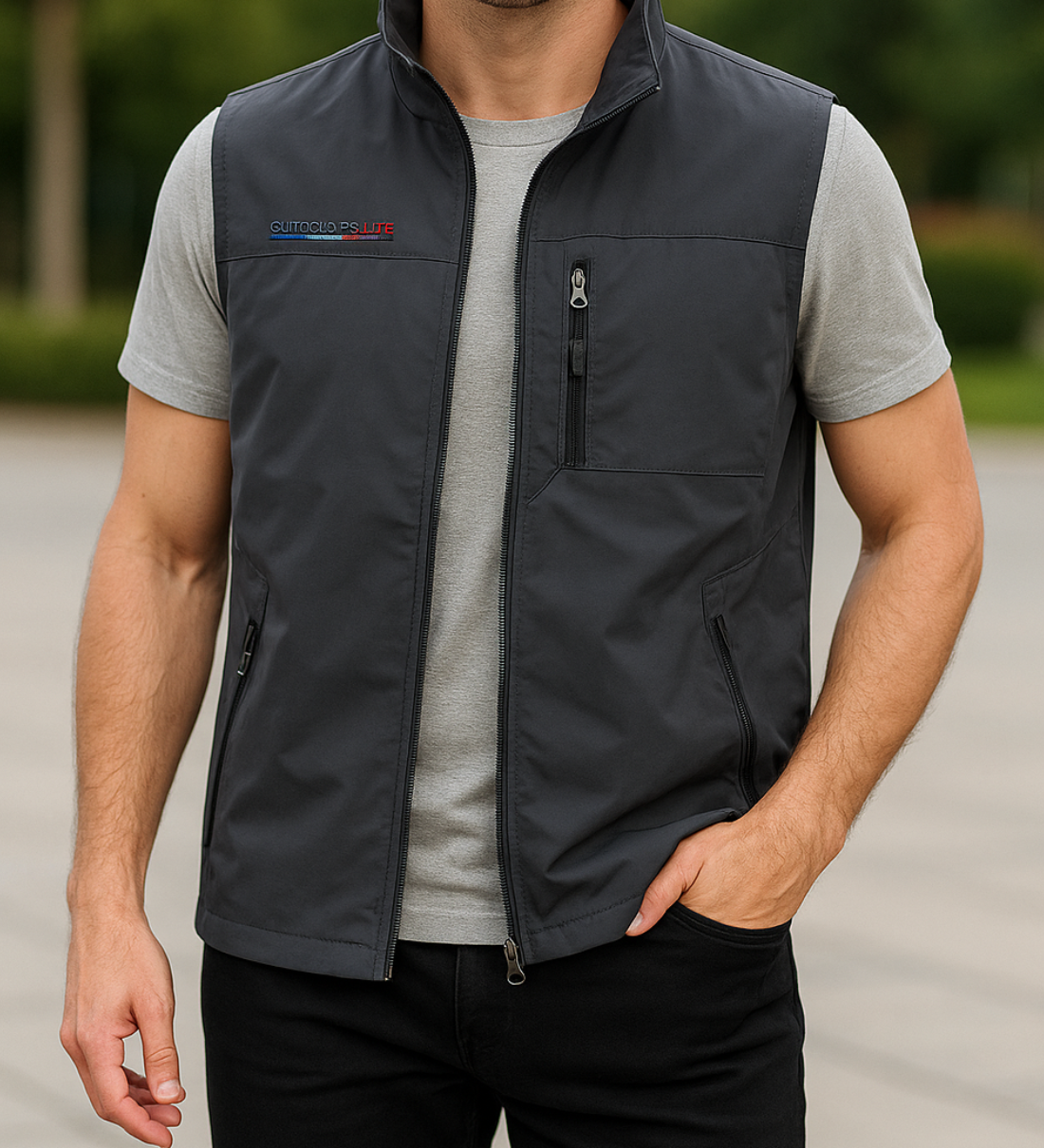 Funkčná vesta na fotografovanie a rybolov