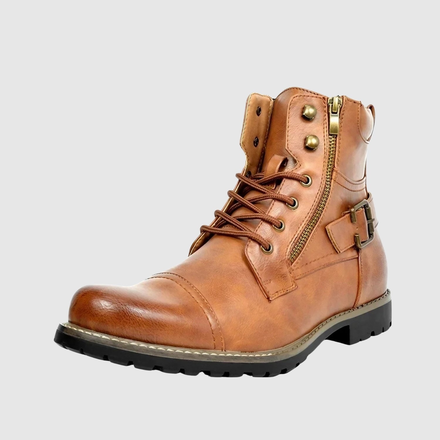 Perla - Kožené topánky so šnurovaním