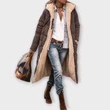 Kora - Hrejivý kabát s kožušinovou podšívkou