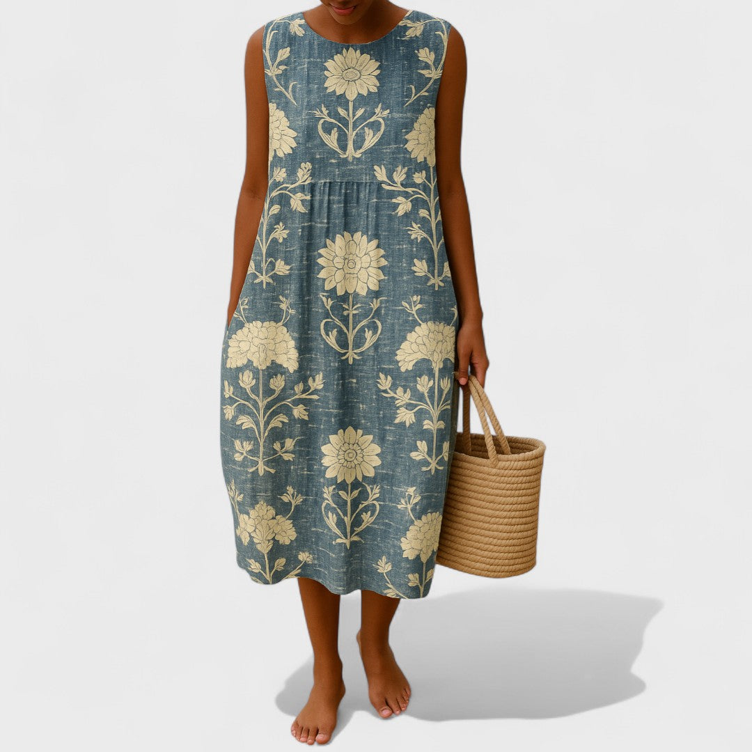 Alena - Elegantné Kvetinové Šaty