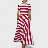 Tereza - Pruhované Šaty