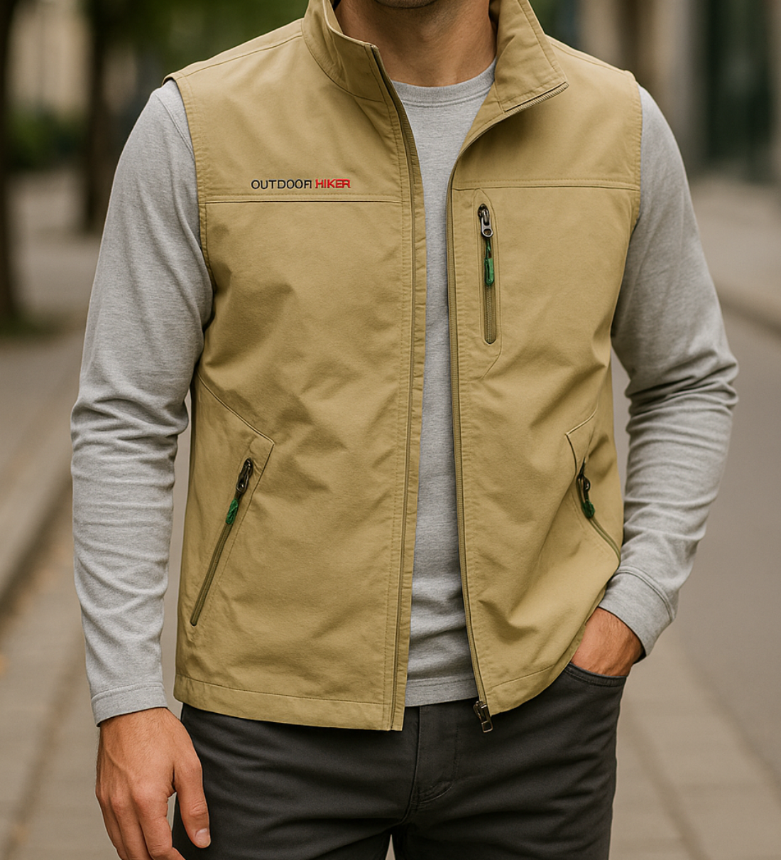 Funkčná vesta na fotografovanie a rybolov