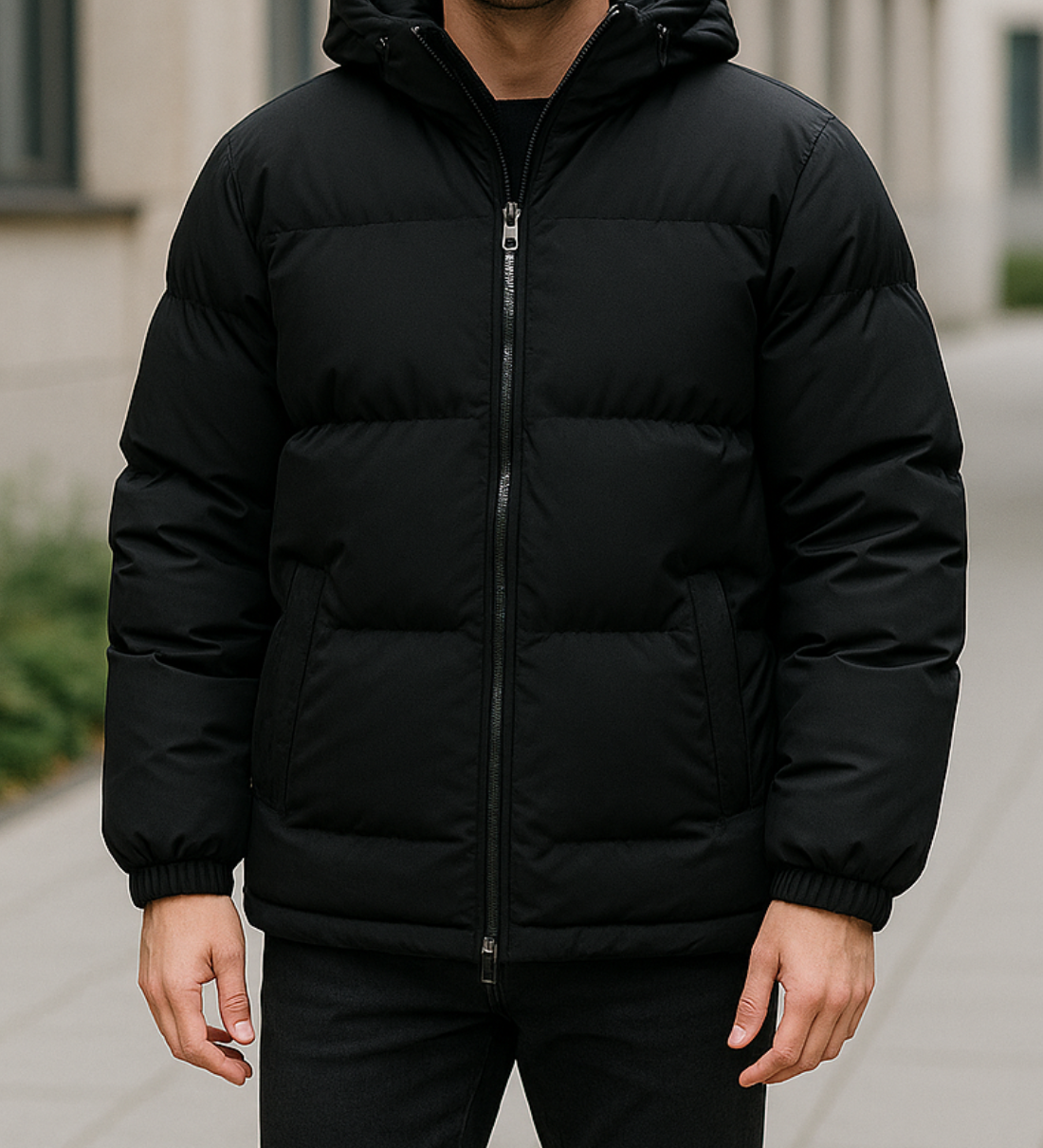 Teplá bavlnená parka pre streetwear