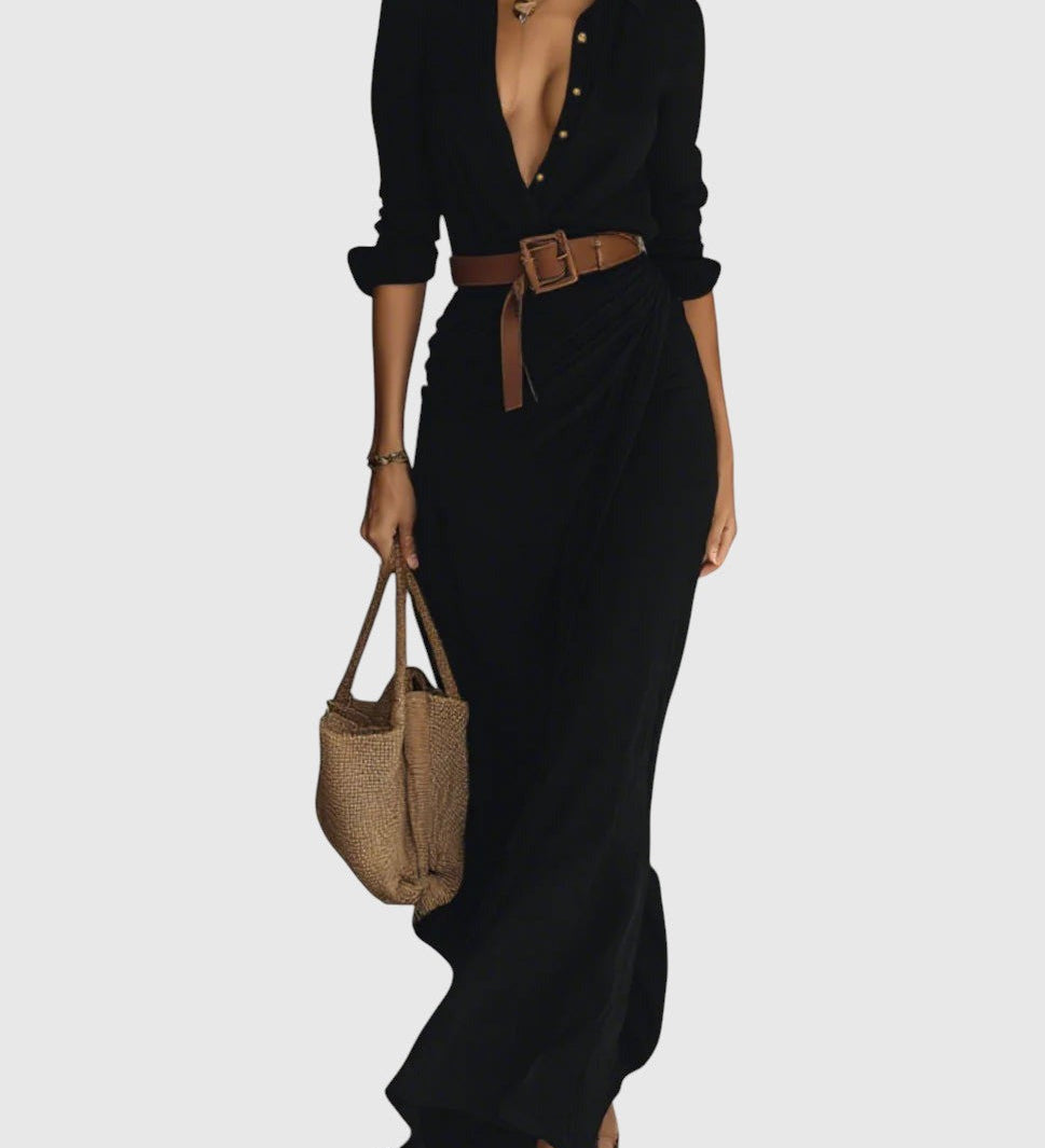 Klara – Šaty s elegantným výstrihom