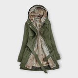 Mikash - Hrejivý kožuch s kožušinovou podšívkou