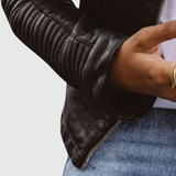 Anais - Elegantná kožená bunda