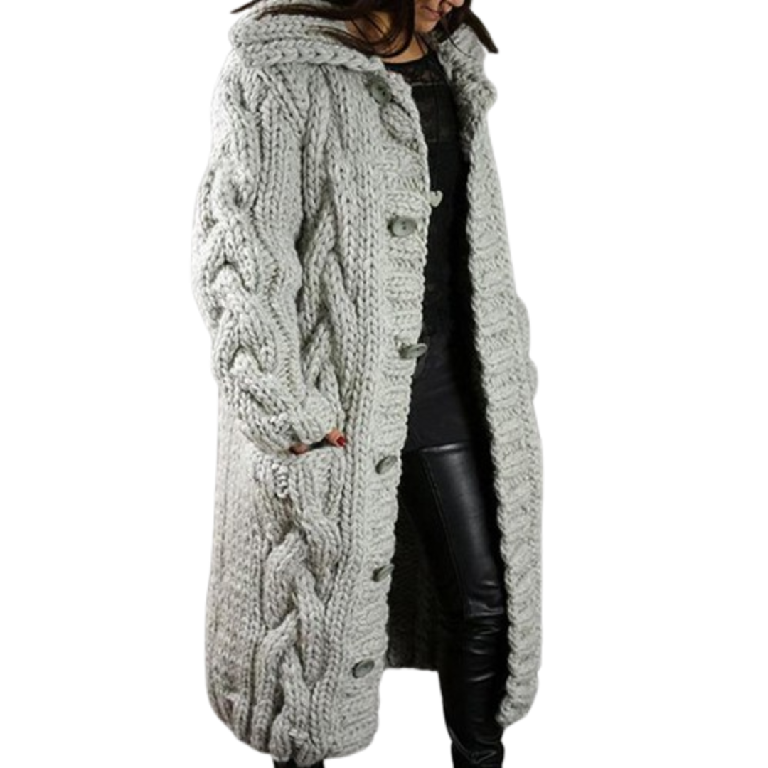 KARINA – Elegantný pohodlný kabát s krytím brucha