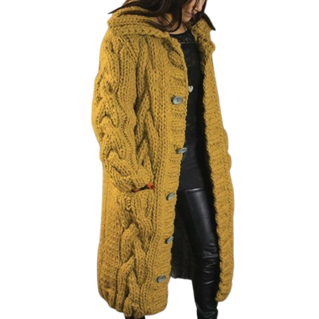 KARINA – Elegantný pohodlný kabát s krytím brucha