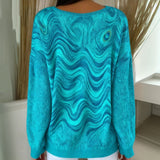 Evéline™ | Pulóver s hlbokým výstrihom