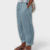 Clara - Nohavice s mäkkým pásom a bočnými vreckami