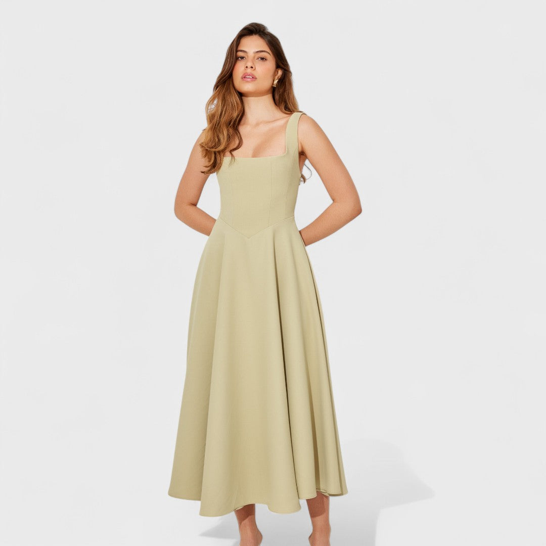 Amelia - Voľné Midi Šaty