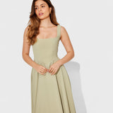 Amelia - Voľné Midi Šaty