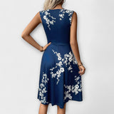 Lina - Letné šaty s prekladaným výstrihom