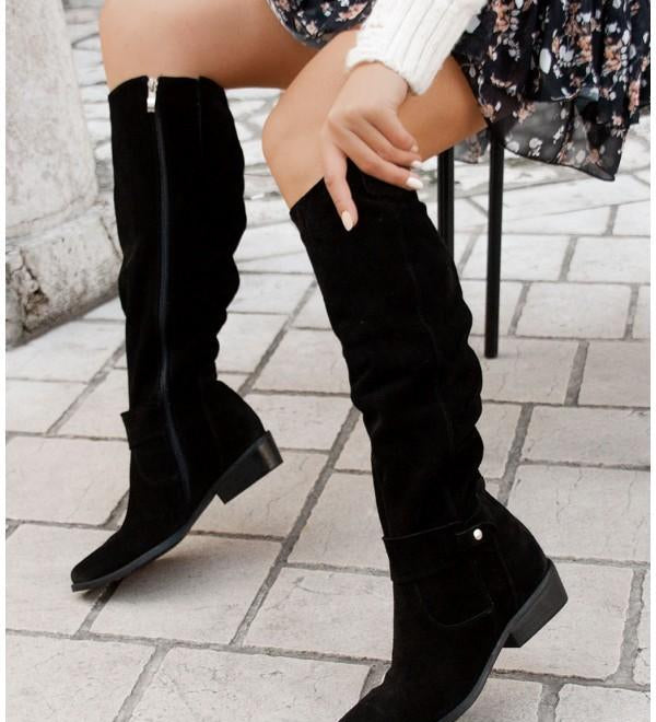 Lina | Pohodlné, teplé semišové topánky pre ženy