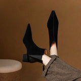 Verena | Luxusné členkové topánky so stredným podpätkom