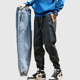 Elegantné džínsy jogger nohavice