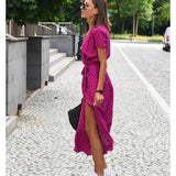 Nina - Elegantná Šaty s Výstrihom do V a Modelujúcim Strihom