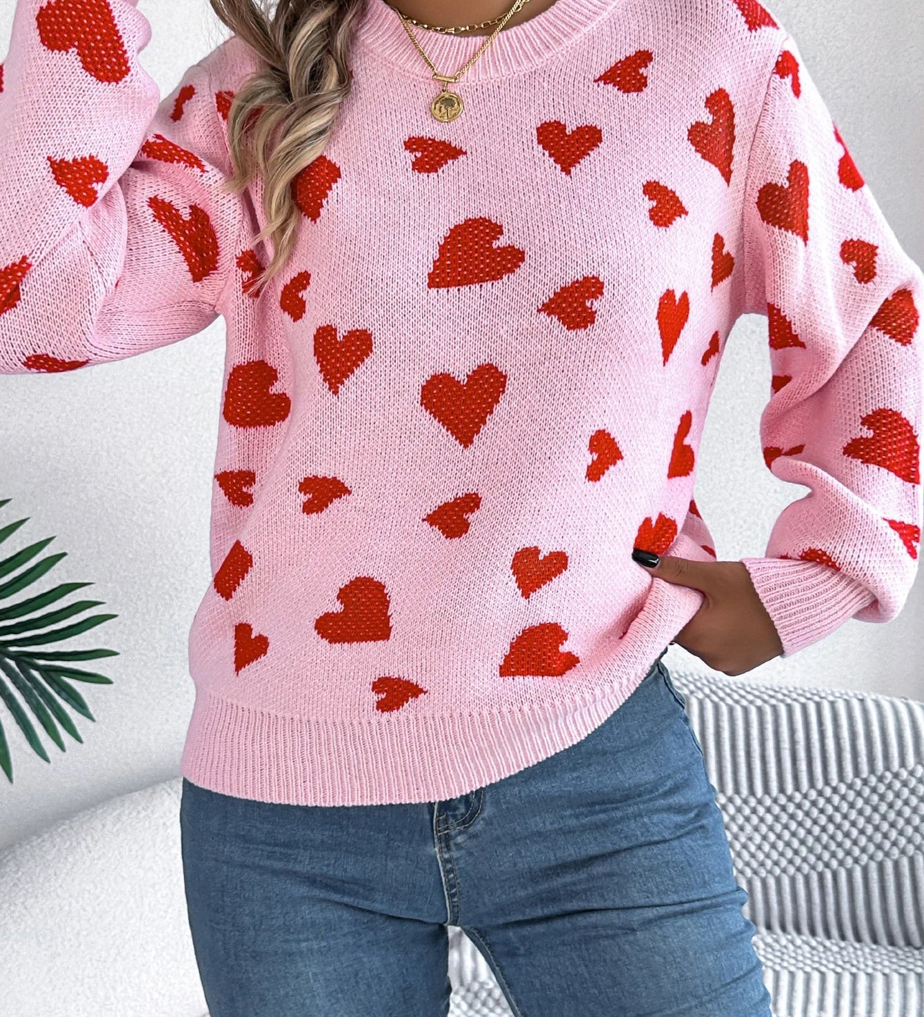 Roseline™ | Pulóver Cœur Tendre