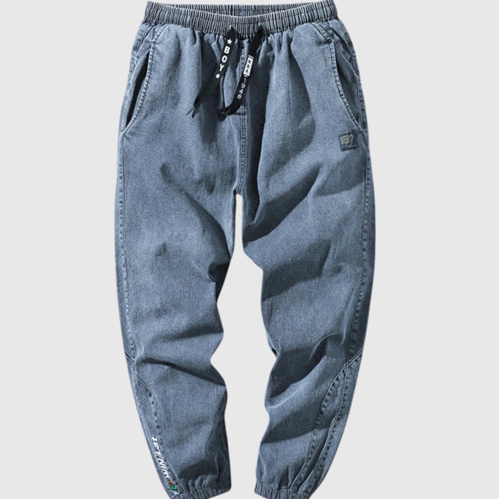Elegantné džínsy jogger nohavice