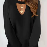 Ema | Elegantné šaty s výstrihom do V a výraznými rukávmi