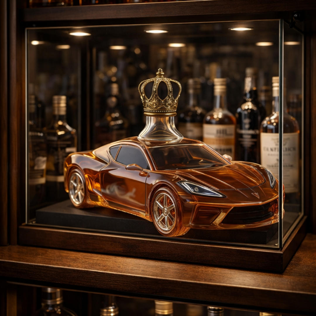 Corvette Edition Whisky Bottle
