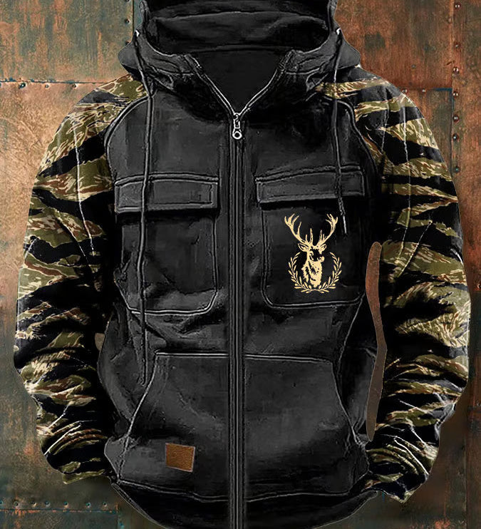 Neil | Čistý multi-pocket zip mikina