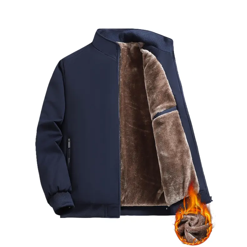 Zateplená bunda na zips