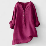 Freja - Pohodlná Košela s Gombíkmi